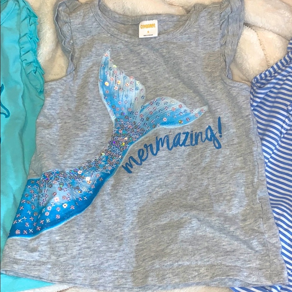 Bundle of 3 Gymboree sz 4 tops